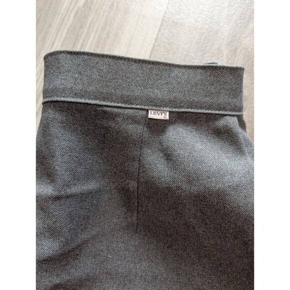 Levis Womens Gray Trouser Pants Size M Polyester/Rayon Blend Professional Wear - Picture 6 of 7
